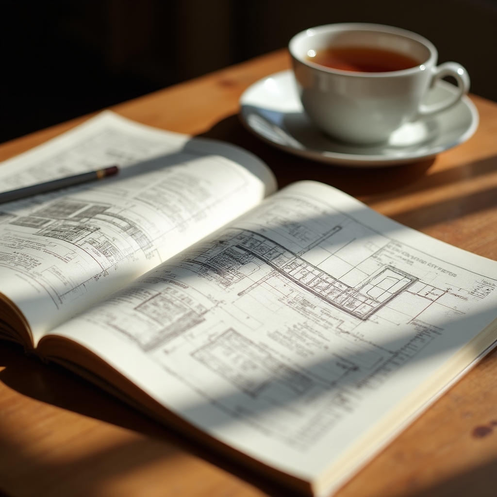 Gedruckte Ausgabe des Cravonis Journals auf einem Holztisch